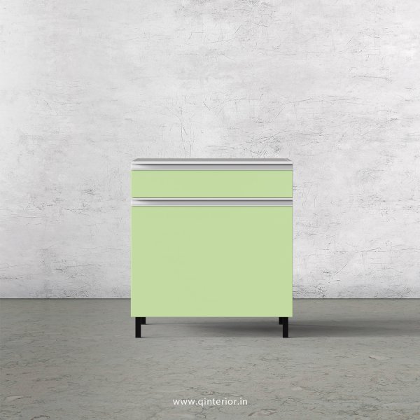 Lambent Kitchen Base Unit in White and Pairie Green Finish - KBB803 C83