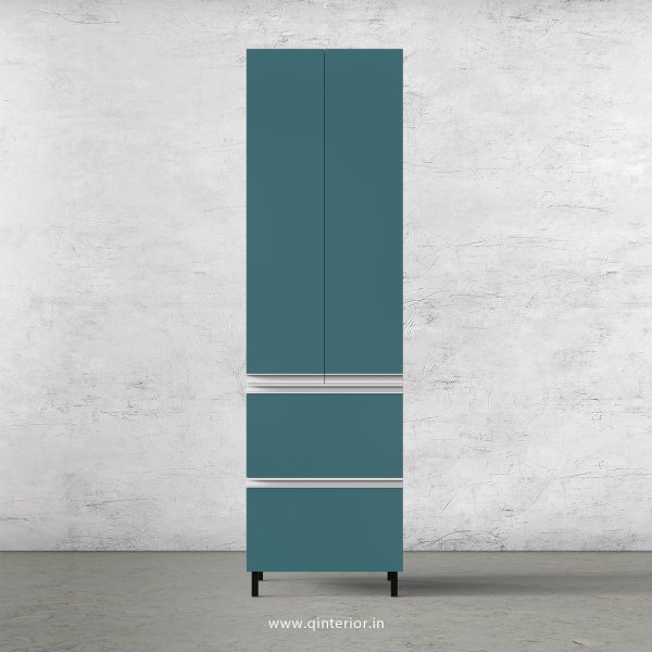 Lambent Kitchen Tall Unit in White and Shore Finish - KTB803 C12