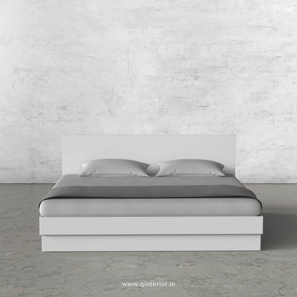 Stable Queen Size Bed in White Finish - QBD106 C4