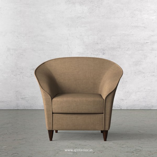 BURTON Arm Chair in Cotton Plain - ARM007 CP08