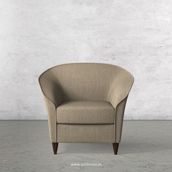BURTON Arm Chair in Cotton Plain - ARM007 CP01
