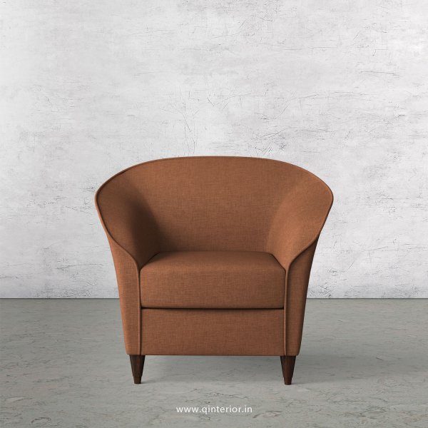 BURTON Arm Chair in Cotton Plain - ARM007 CP22