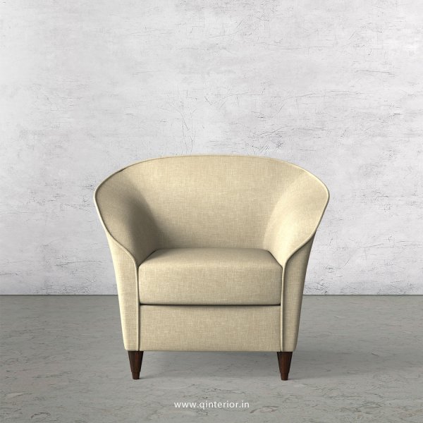 BURTON Arm Chair in Cotton Plain - ARM007 CP05