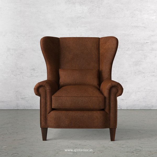 NINDUS Arm Chair in Fab Leather - ARM008 FL09