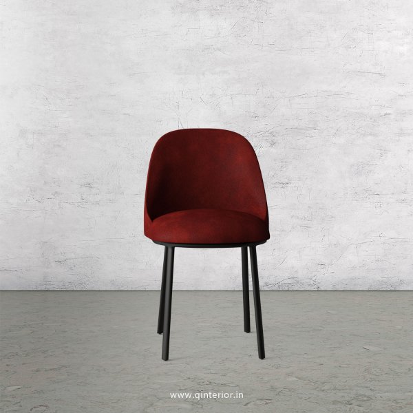 Cafeteria Chair in Fab Leather Fabric - DCH001 FL08