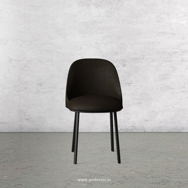 Cafeteria Chair in Fab Leather Fabric - DCH001 FL11