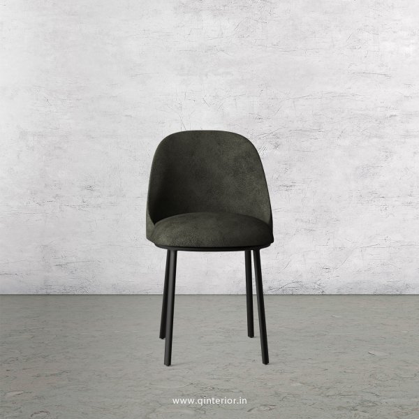 Cafeteria Chair in Fab Leather Fabric - DCH001 FL07