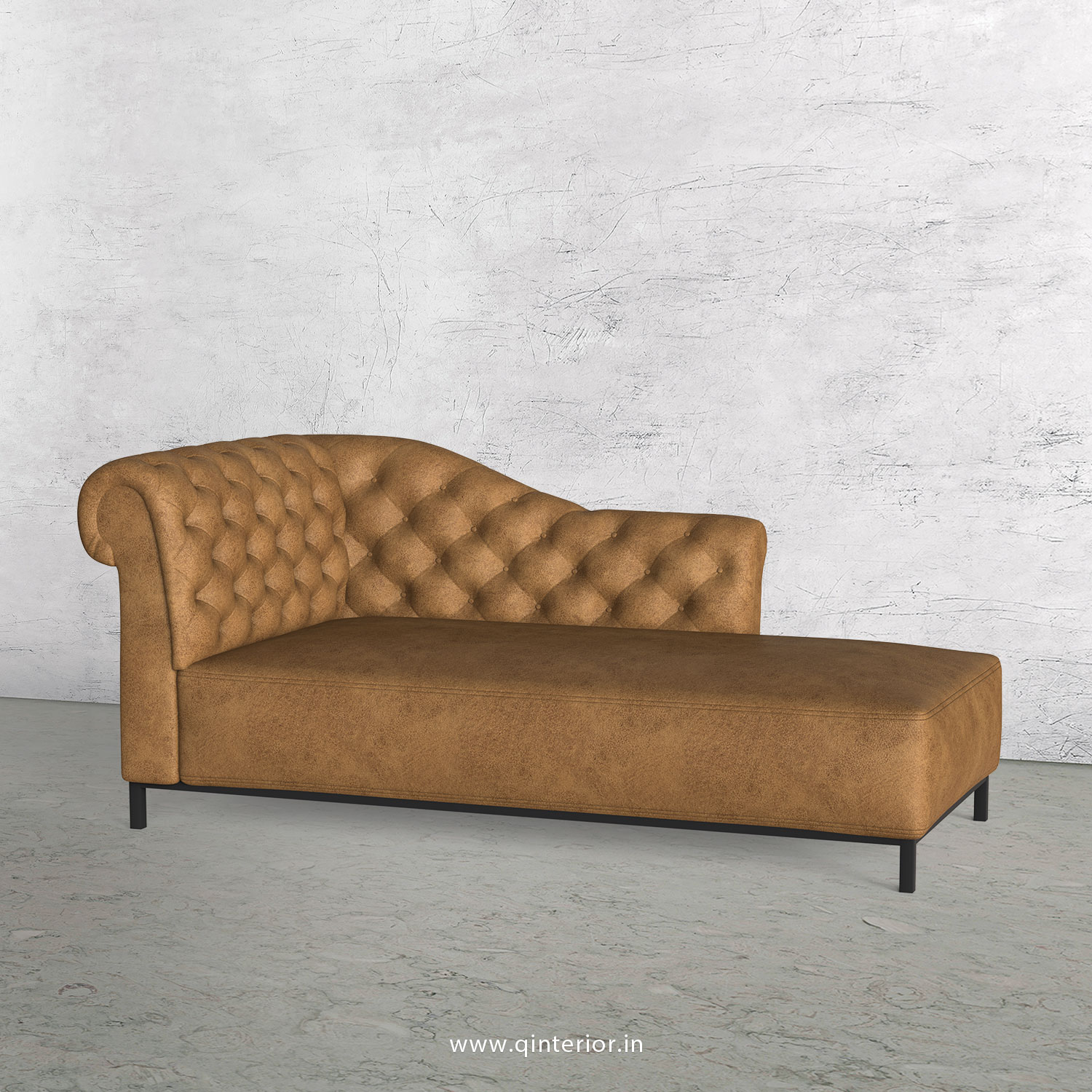 Amour Lounger Chaise in Fab Leather - LCH001 FL02