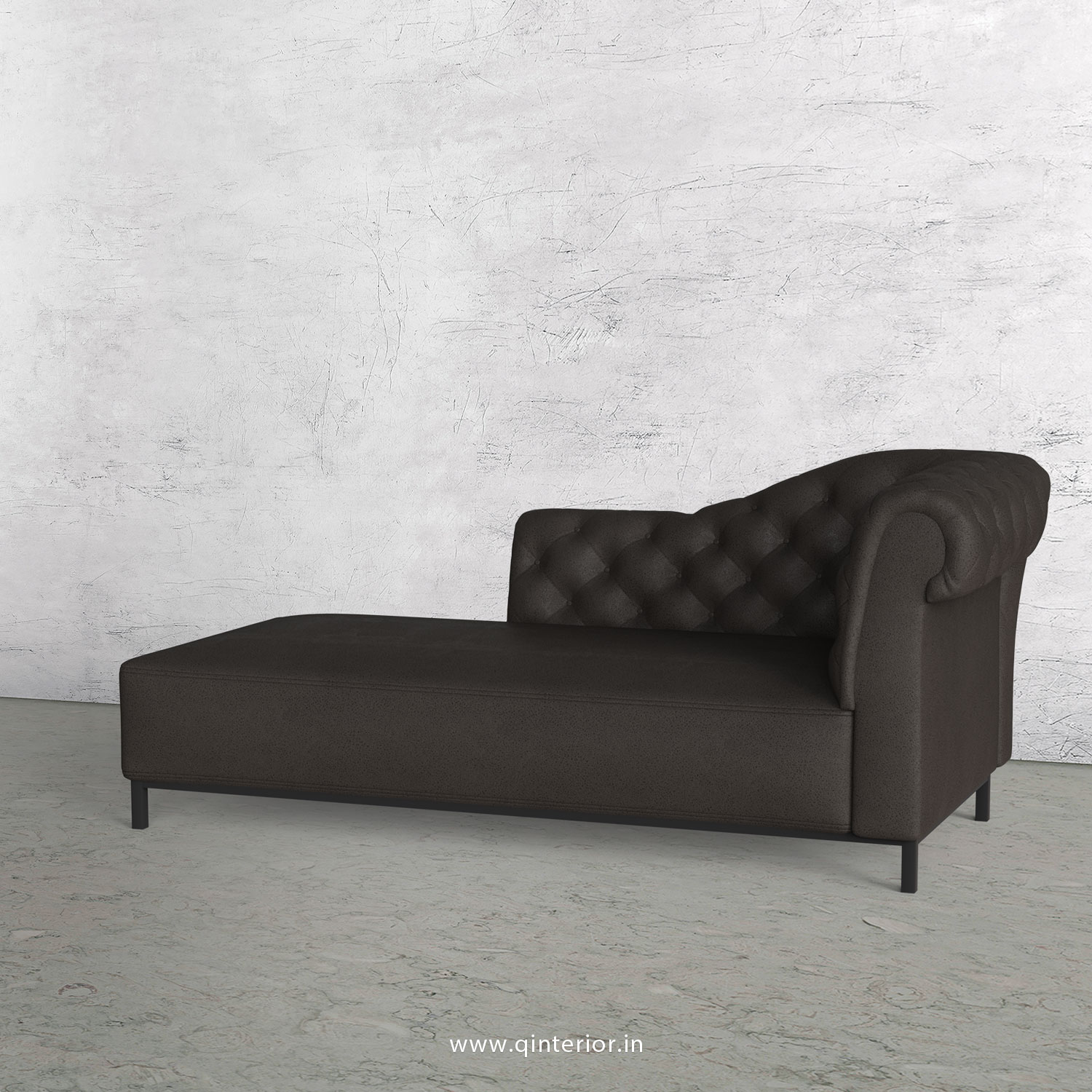 Amour Lounger Chaise in Fab Leather - LCH001 FL15