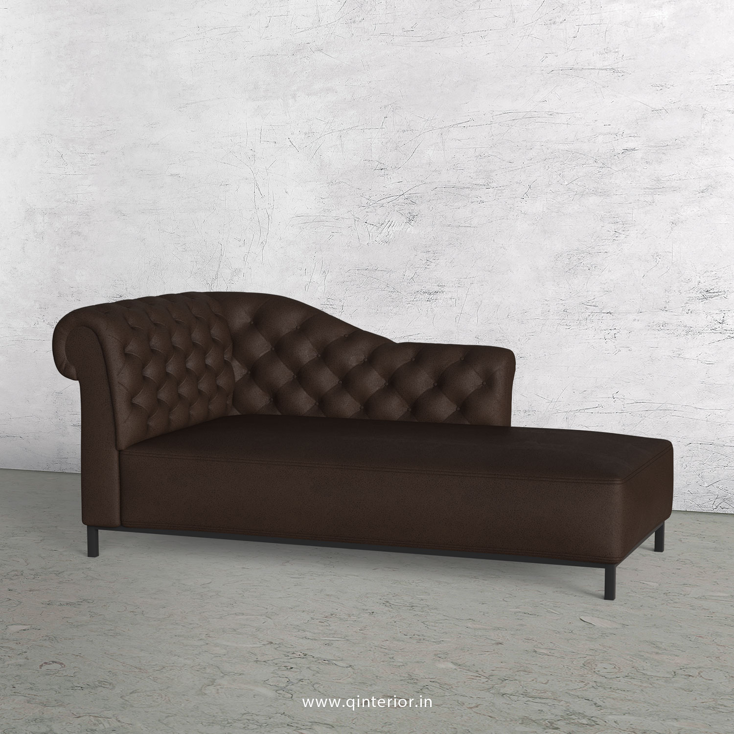 Amour Lounger Chaise in Fab Leather - LCH001 FL16