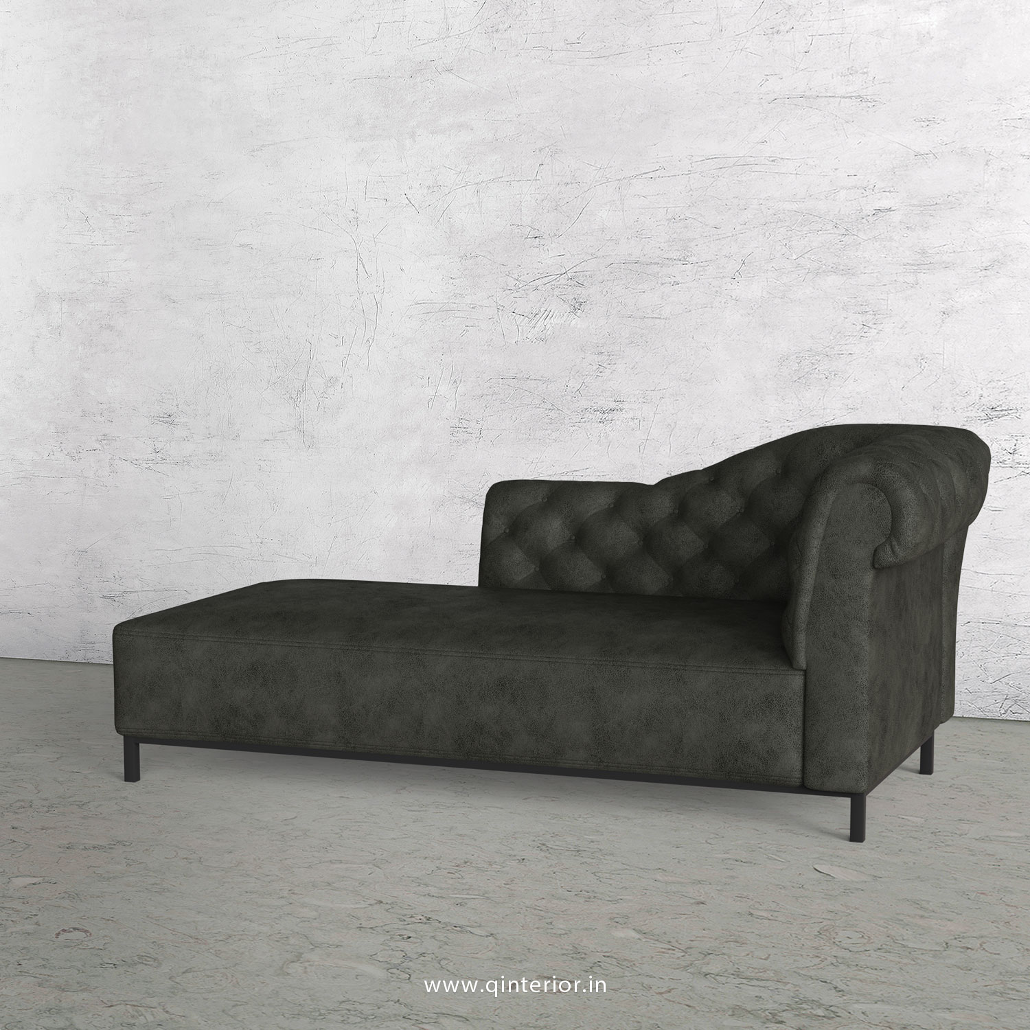Amour Lounger Chaise in Fab Leather - LCH001 FL07