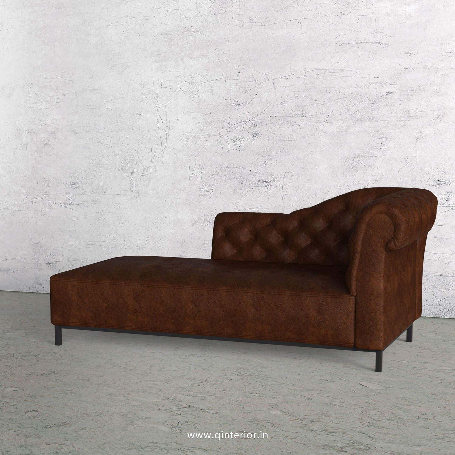 Amour Lounger Chaise in Fab Leather - LCH001 FL09