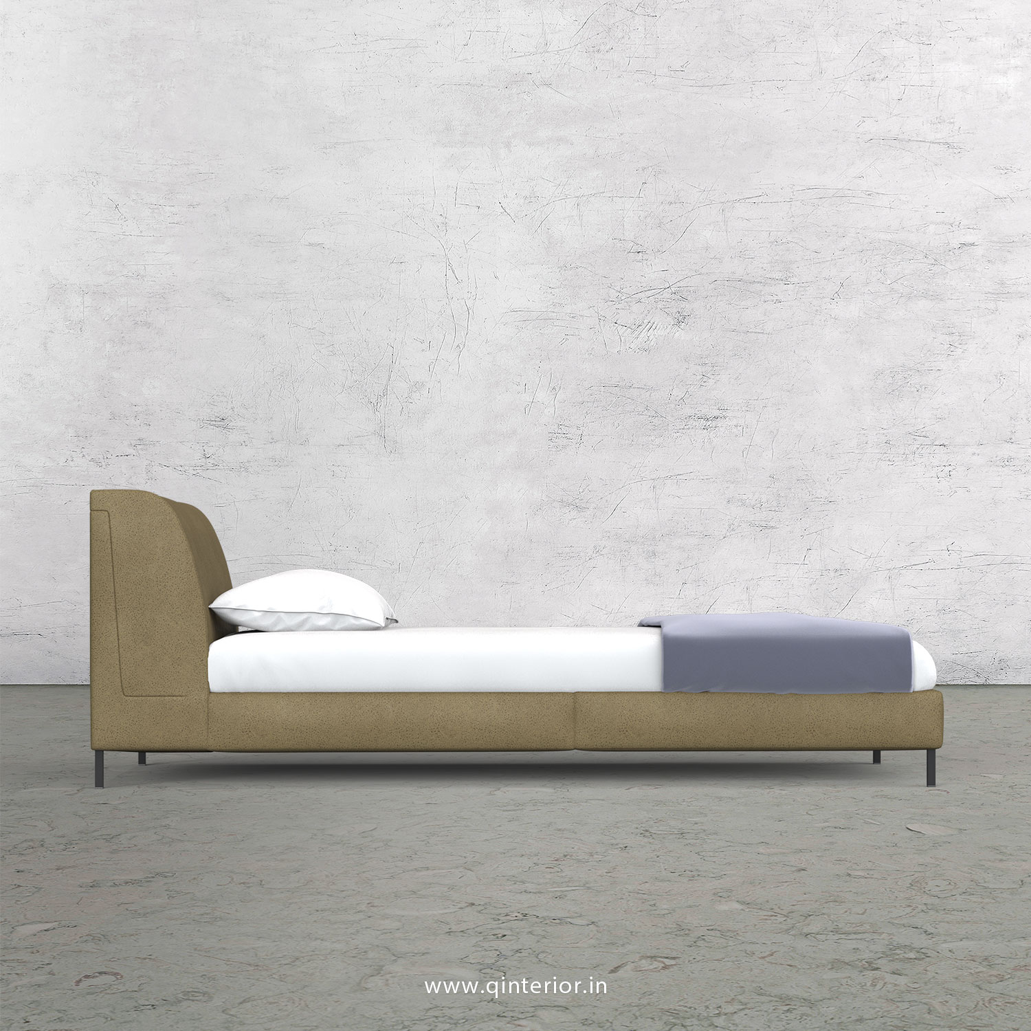 LUXURA Single Bed in Fab Leather – SBD003 FL01