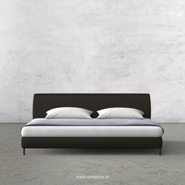 Luxura King Size Bed in Fab Leather Fabric - KBD003 FL11