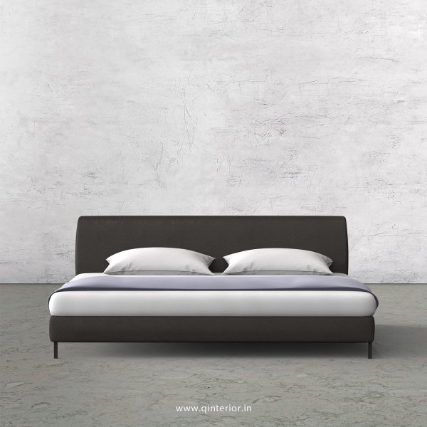 Luxura King Size Bed in Fab Leather Fabric - KBD003 FL15