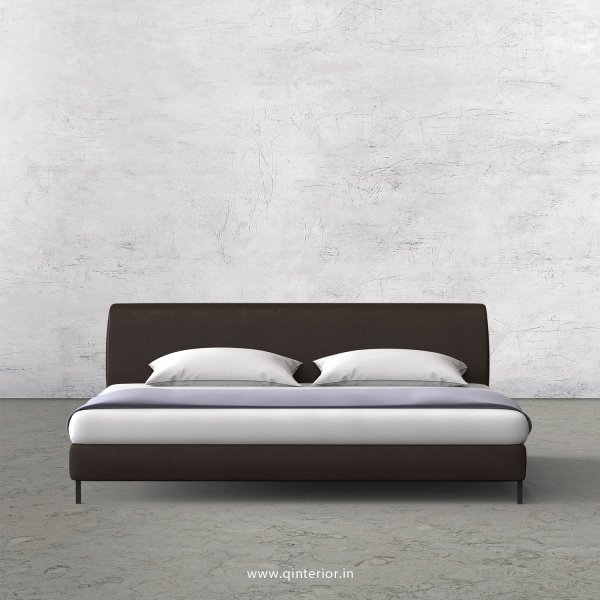 Luxura Queen Sized Bed in Fab Leather Fabric - QBD003 FL16
