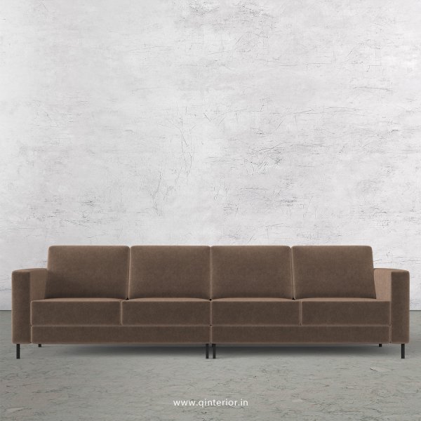 NIRVANA 4 Seater Sofa in Velvet Fabric - SFA016 VL02