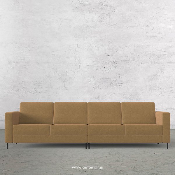 NIRVANA 4 Seater Sofa in Velvet Fabric - SFA016 VL09