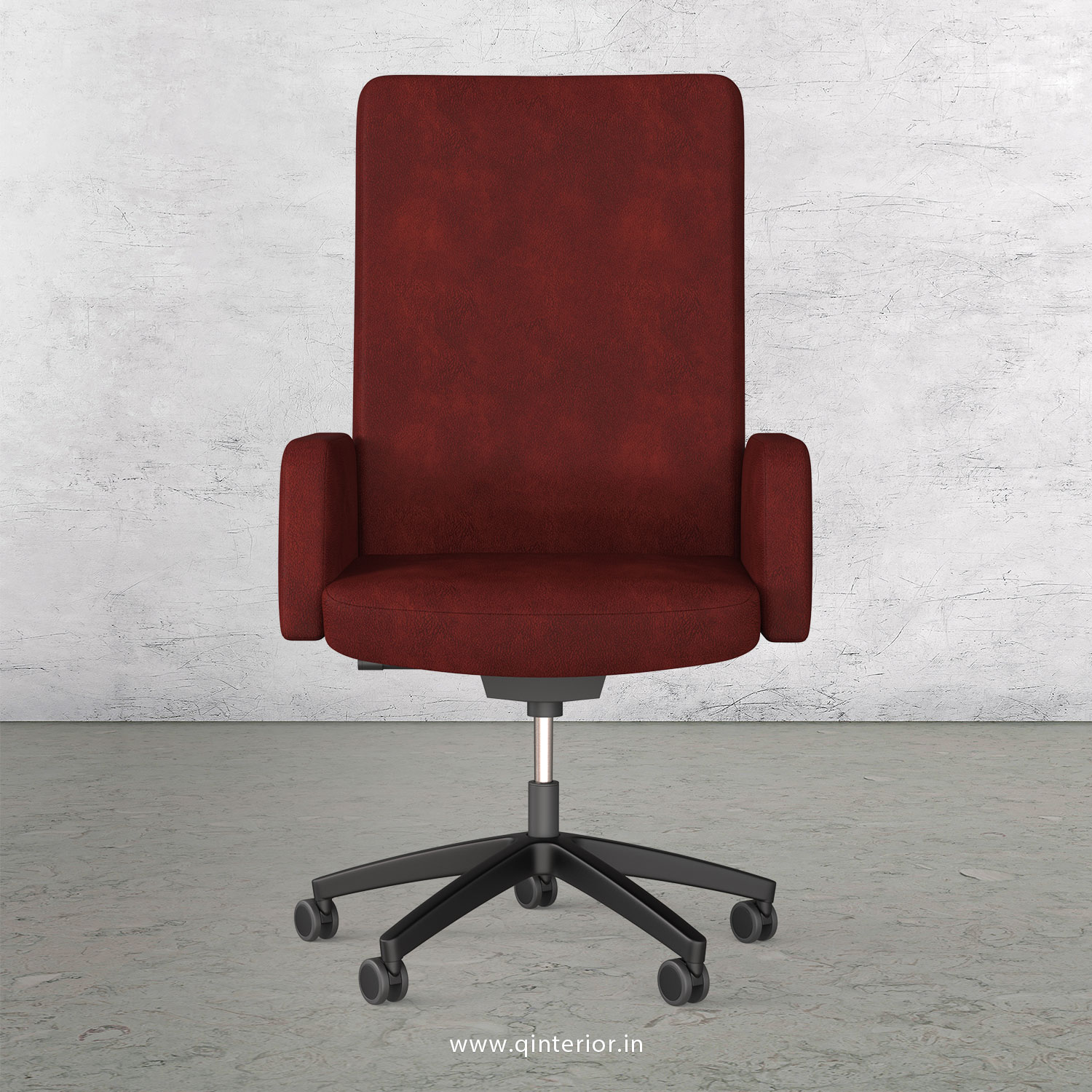 Office ArmRest Chair in Fab Leather - OEC001