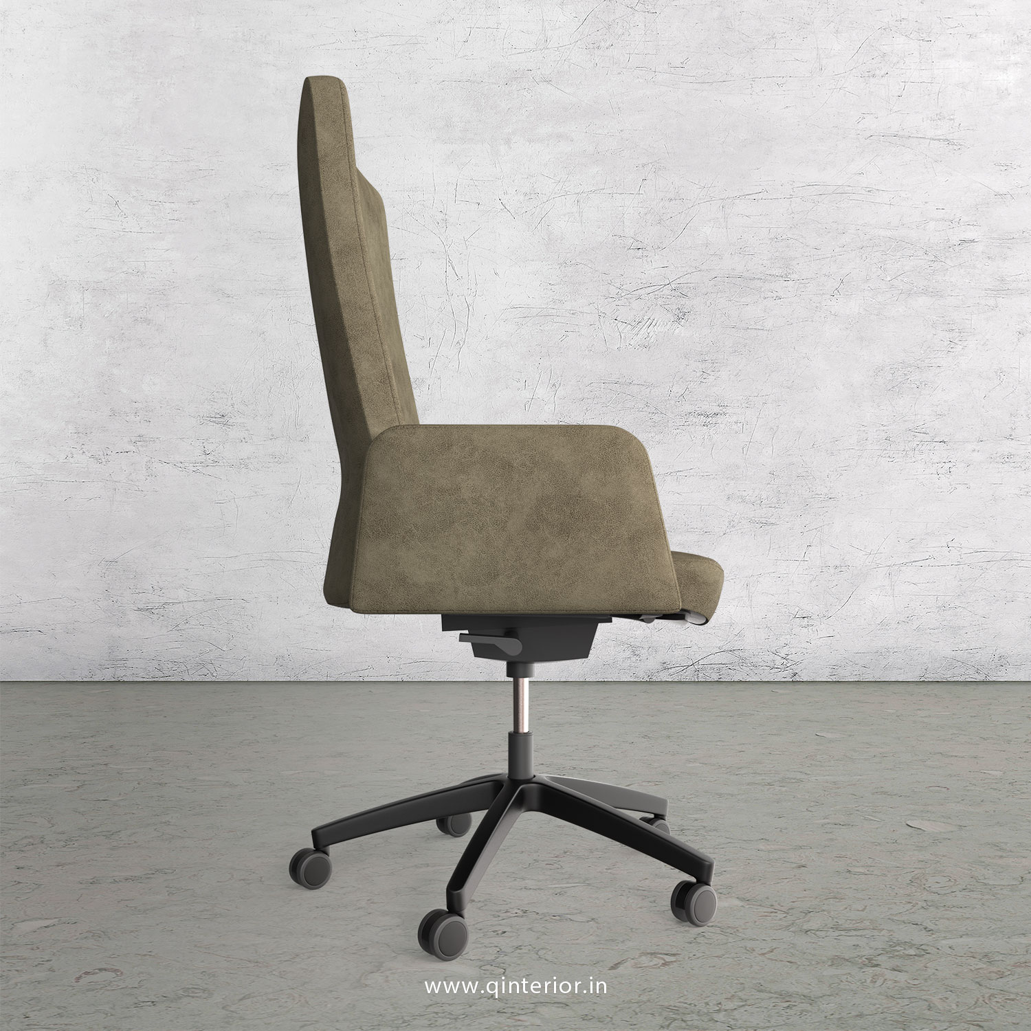 Office ArmRest Chair in Fab Leather - OEC001