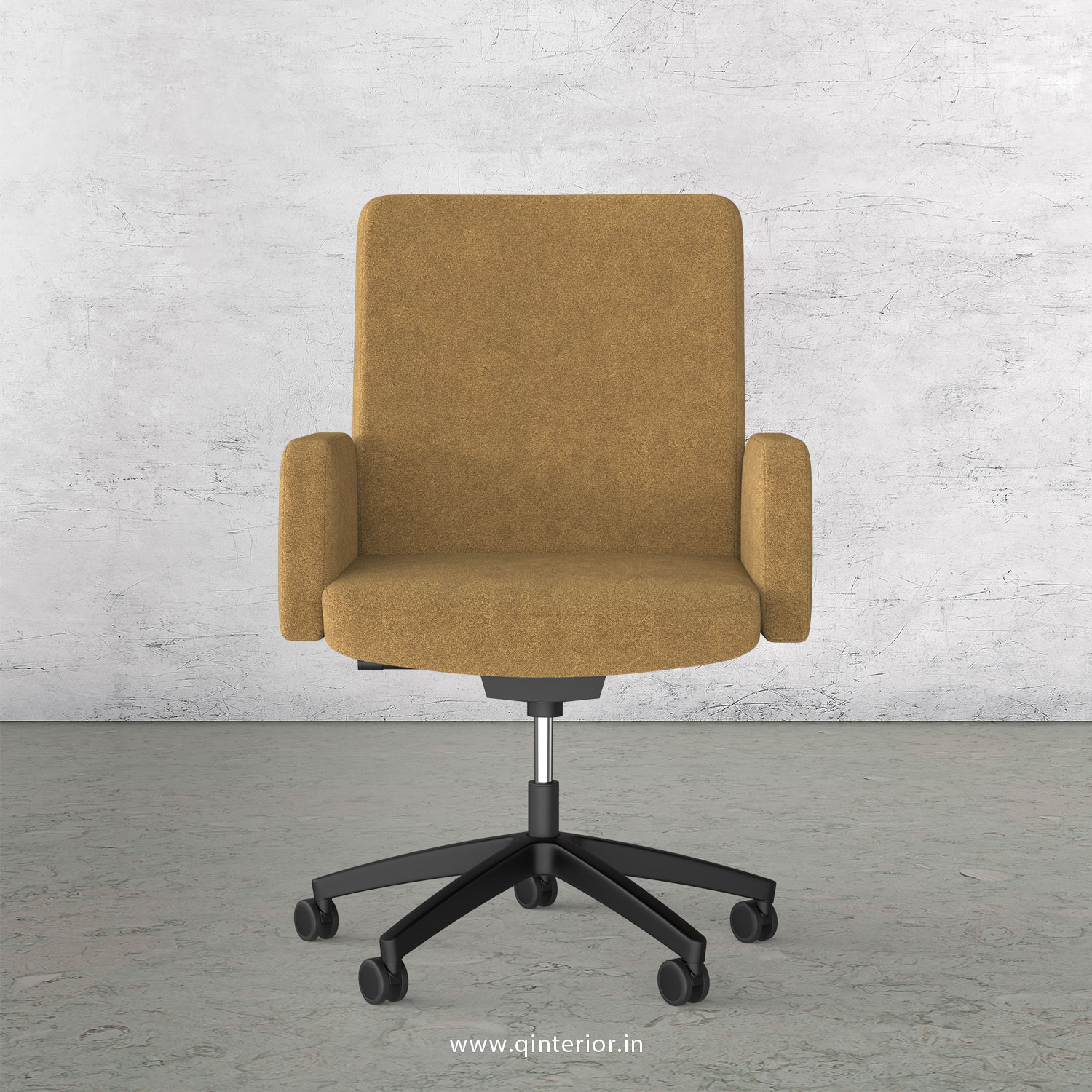 Office ArmRest Chair in Velvet Leather - OSC001