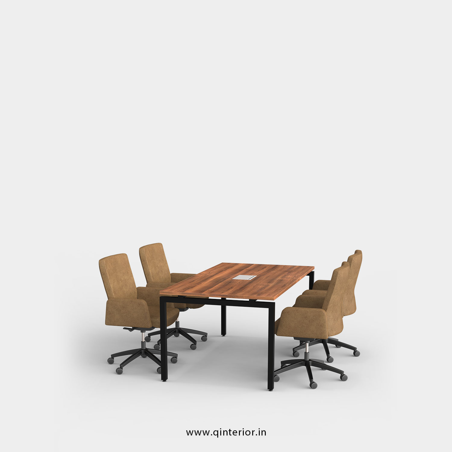 Montel Meeting Table in Teak Finish – OMT001 C3