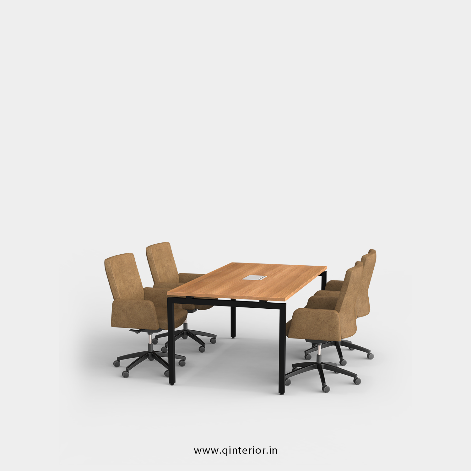 Montel Meeting Table in Oak Finish – OMT001 C2
