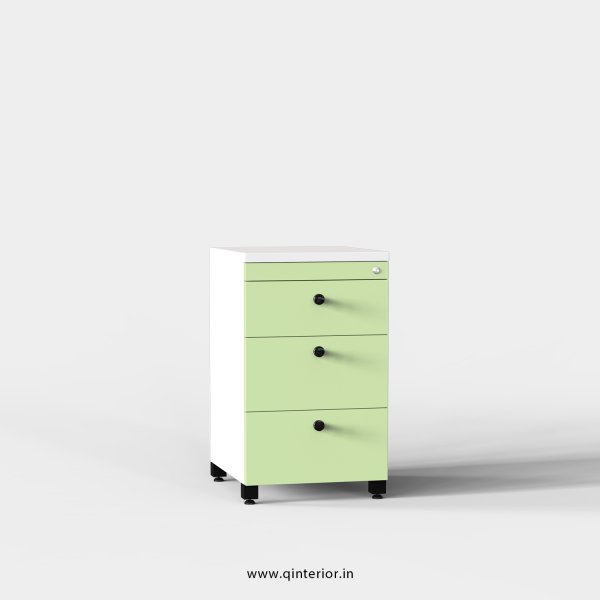 Lambent Pedestal Unit in White and Pairie Green Finish - OPU003 C83