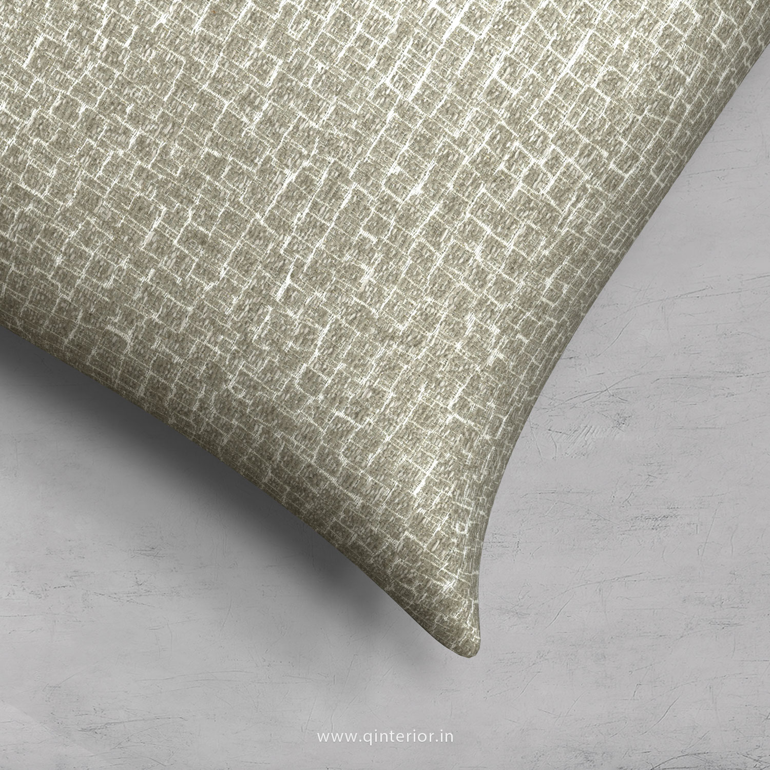White Jaquard Cushion With Cushion Cover - CUS001 JQ31
