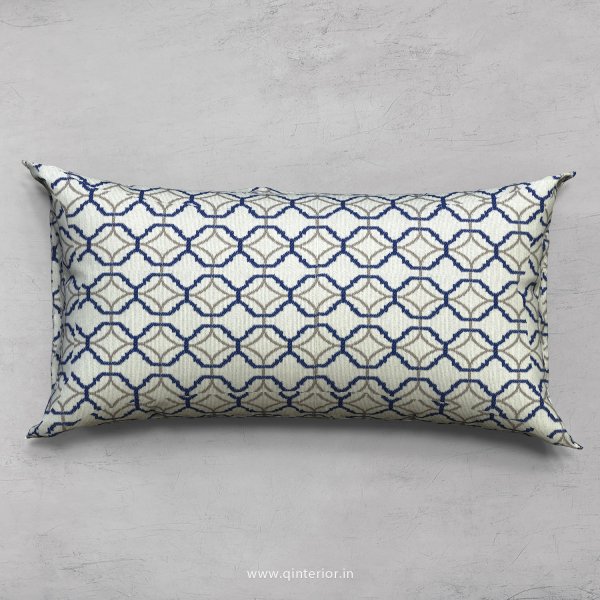 Blue Jaquard Cushion With Cushion Cover - CUS002 JQ