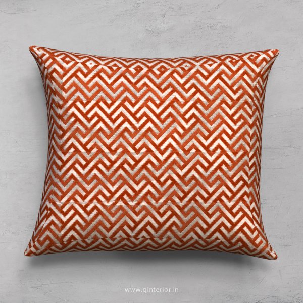 Orange Zigzag Cushion With Cushion Cover - CUS001 BG