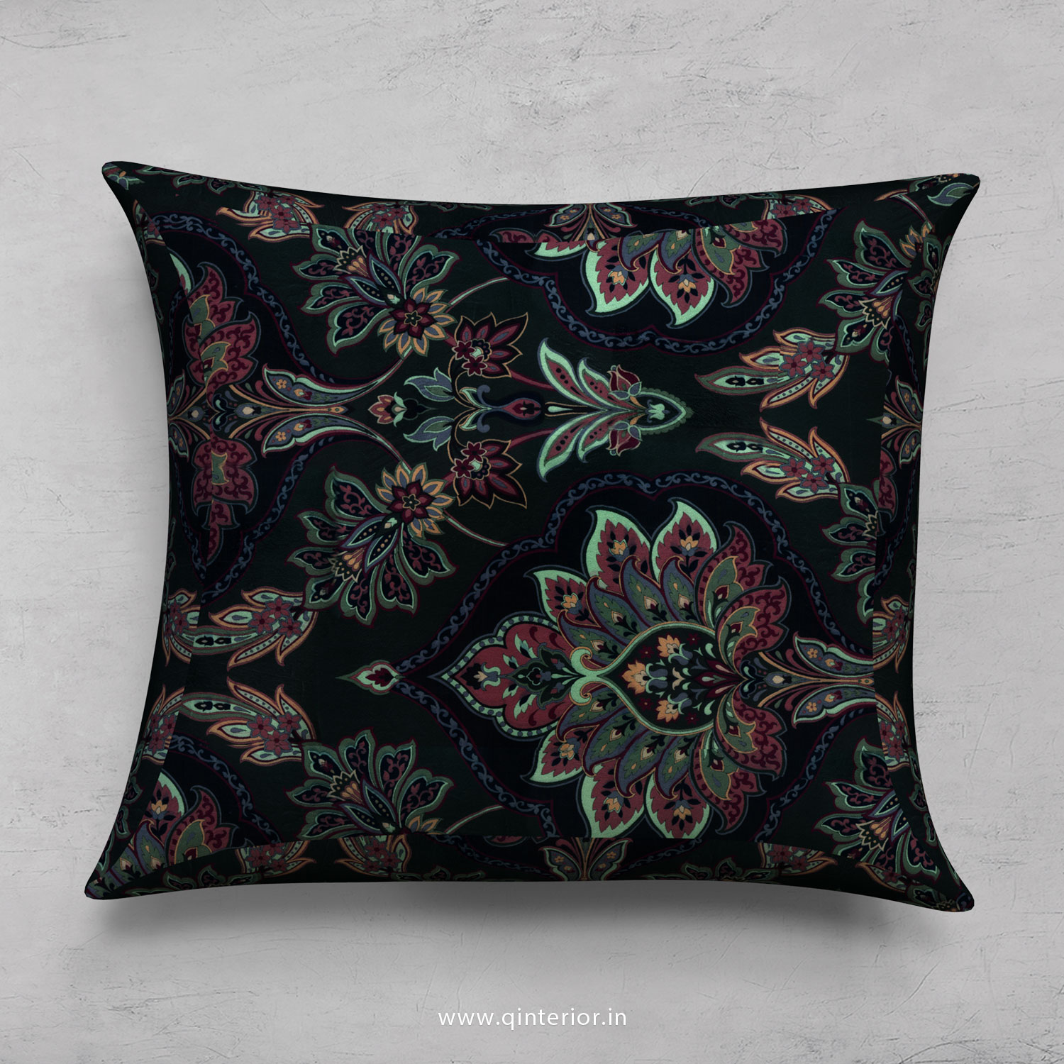 Cushion With Cushion Cover in Royal Velvet - CUS001 RV01