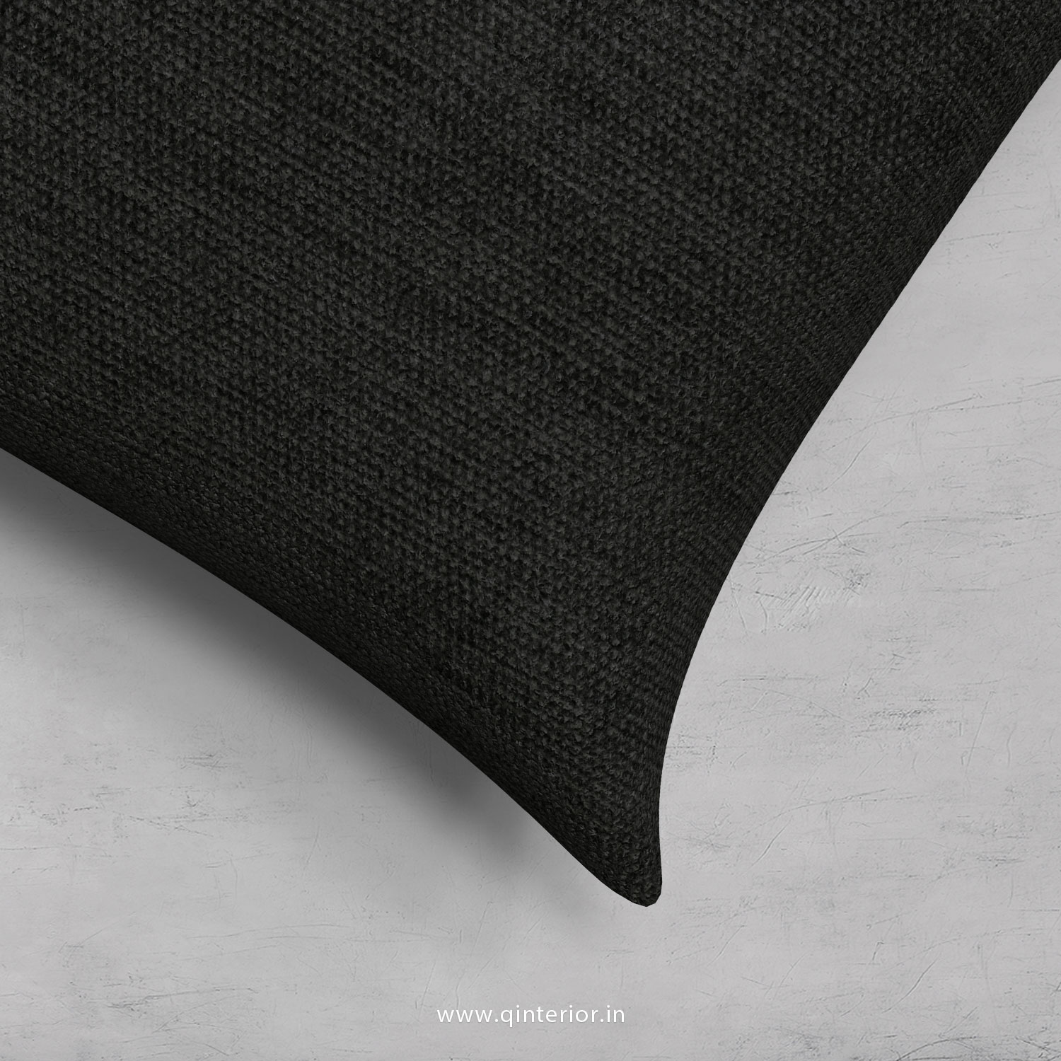 Black Jaquard Cushion With Cushion Cover - CUS001 JQ