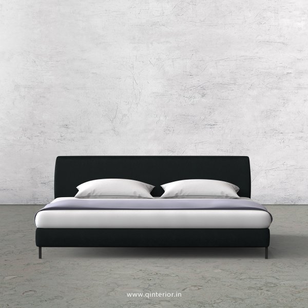 Luxura King Size Bed in Fab Leather Fabric - KBD003 FL13
