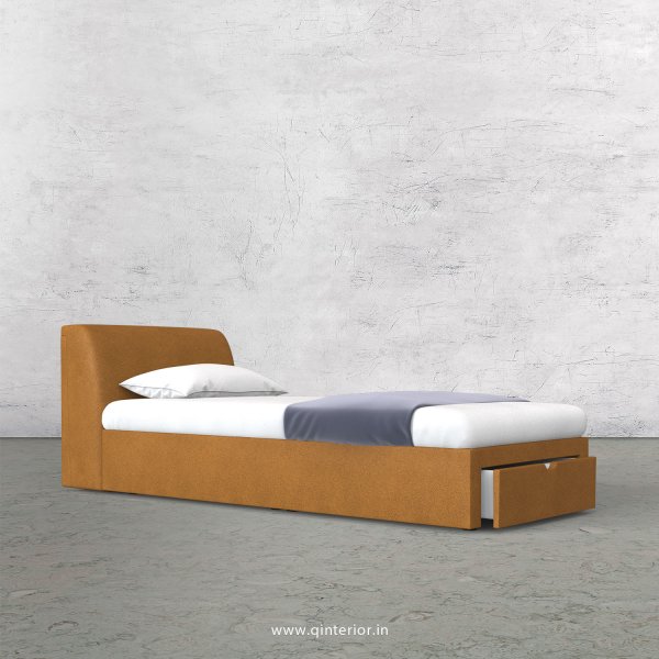 Luxura Single Storage Bed in Fab Leather Fabric - SBD001 FL14