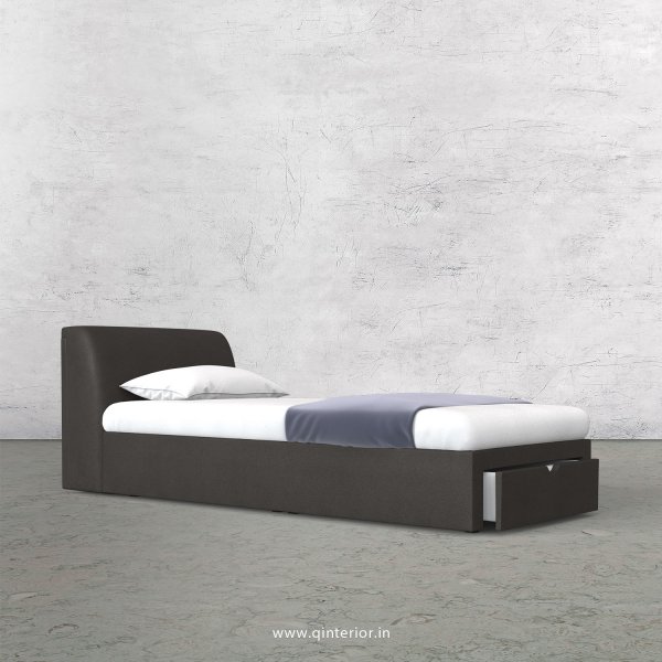 Luxura Single Storage Bed in Fab Leather Fabric - SBD001 FL15