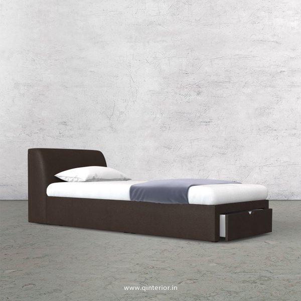 Luxura Single Storage Bed in Fab Leather Fabric - SBD001 FL16