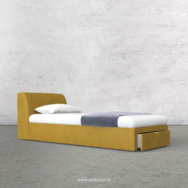 Luxura Single Storage Bed in Fab Leather Fabric - SBD001 FL18