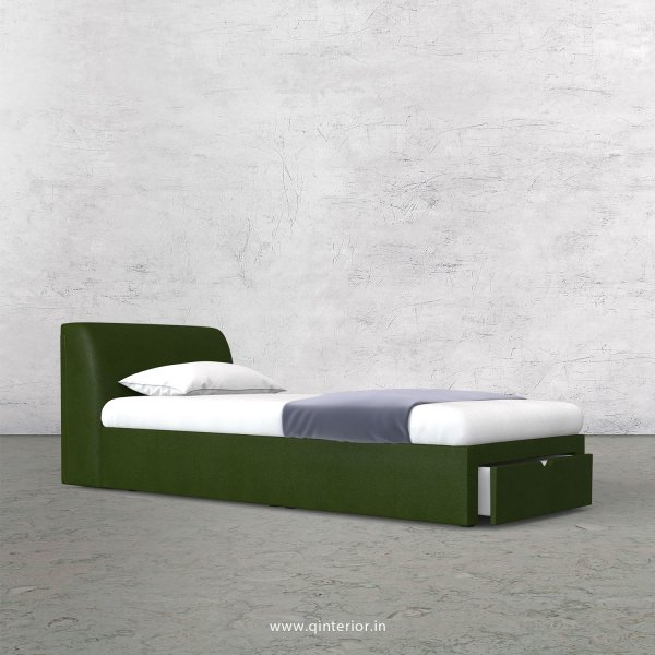 Luxura Single Storage Bed in Fab Leather Fabric - SBD001 FL04