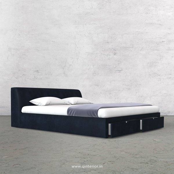 Luxura King Size Storage Bed in Fab Leather Fabric - KBD001 FL05