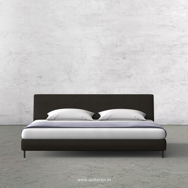 VIVA King Size Bed in Fab Leather Fabric - KBD003 FL11