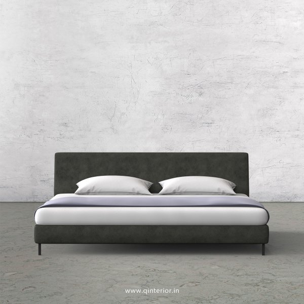 VIVA King Size Bed in Fab Leather Fabric - KBD003 FL07