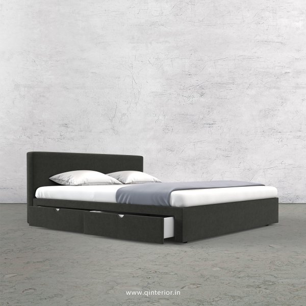 Nirvana Queen Storage Bed in Velvet Fabric - QBD008 VL07