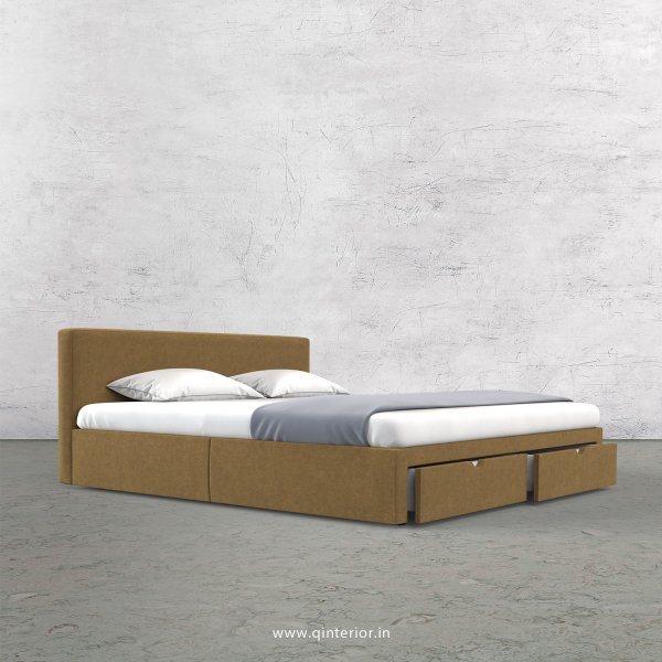 Nirvana Queen Storage Bed in Velvet Fabric - QBD001 VL09