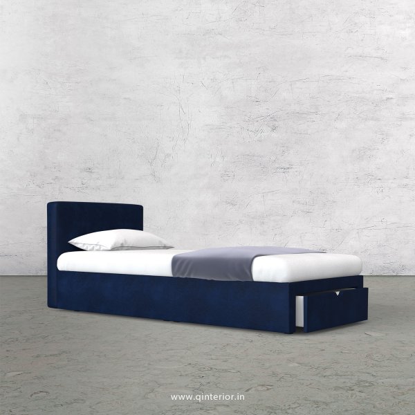 Nirvana Single Storage Bed in Fab Leather Fabric - SBD001 FL05