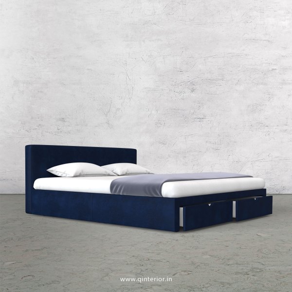 Nirvana Queen Storage Bed in Fab Leather Fabric - QBD001 FL05