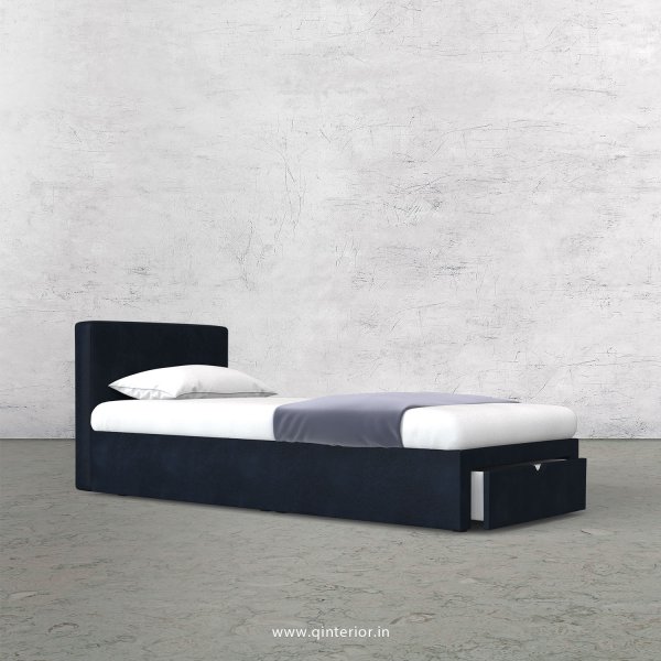 Nirvana Single Storage Bed in Fab Leather Fabric - SBD001 FL13