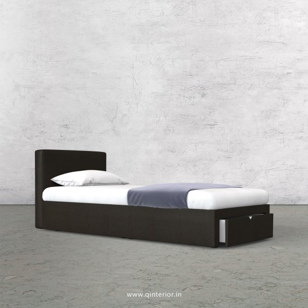 Nirvana Single Storage Bed in Fab Leather Fabric - SBD001 FL15