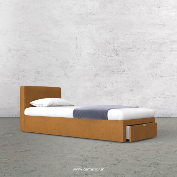 Nirvana Single Storage Bed in Fab Leather Fabric - SBD001 FL14