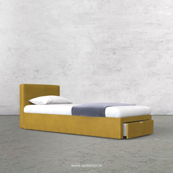 Nirvana Single Storage Bed in Fab Leather Fabric - SBD001 FL18
